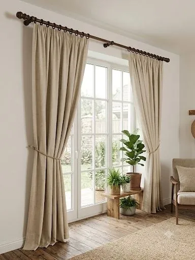 🌳 Комплект Деревянных Карнизов из массива Дерева 225 см (4 шт.)