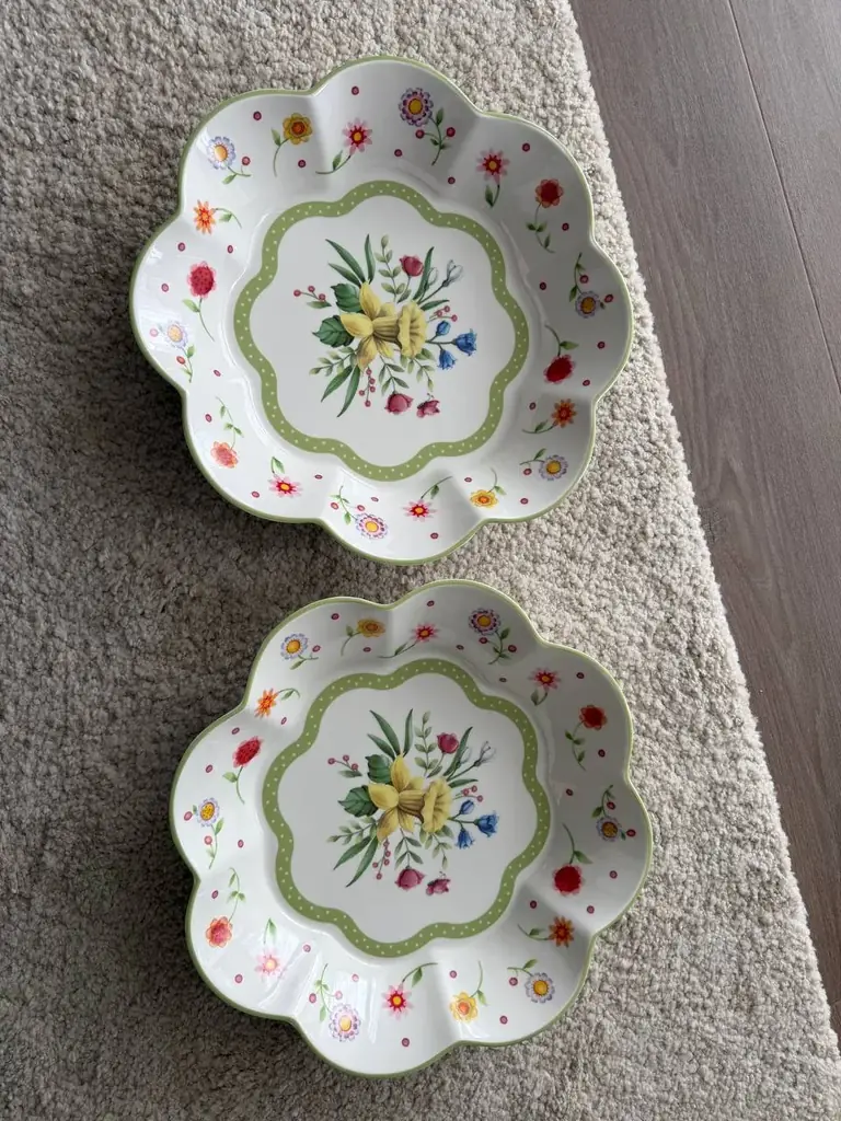 Два больших коллекционных блюда Villeroy Boch