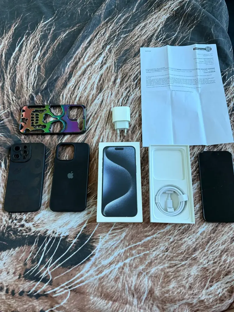 • iPhone 15 Pro Max 256GB Blue Titanium | Новая оригинальная батарея (100%)
