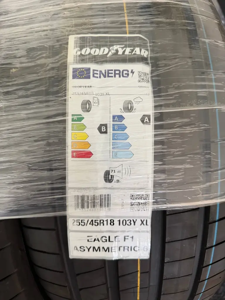 Продам 2 новые летние шины Goodyear Eagle F1 Asymmetric 6