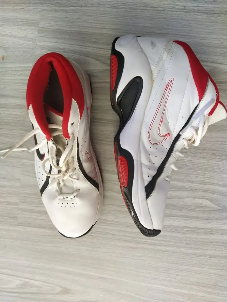 Кроссовки Nike, бело-красные