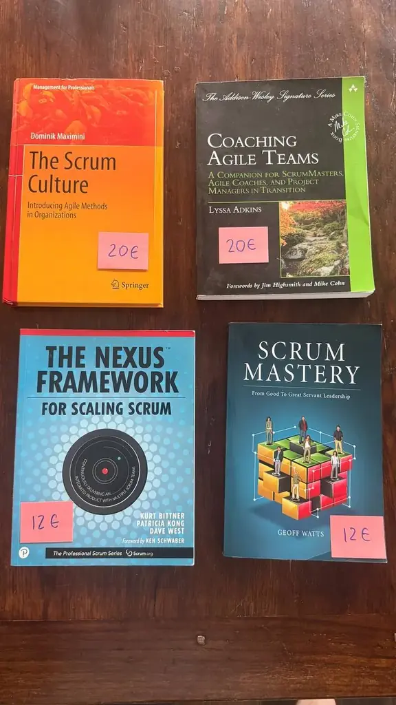 В продаже четыре книги на английском языке по Agile и Scrum: