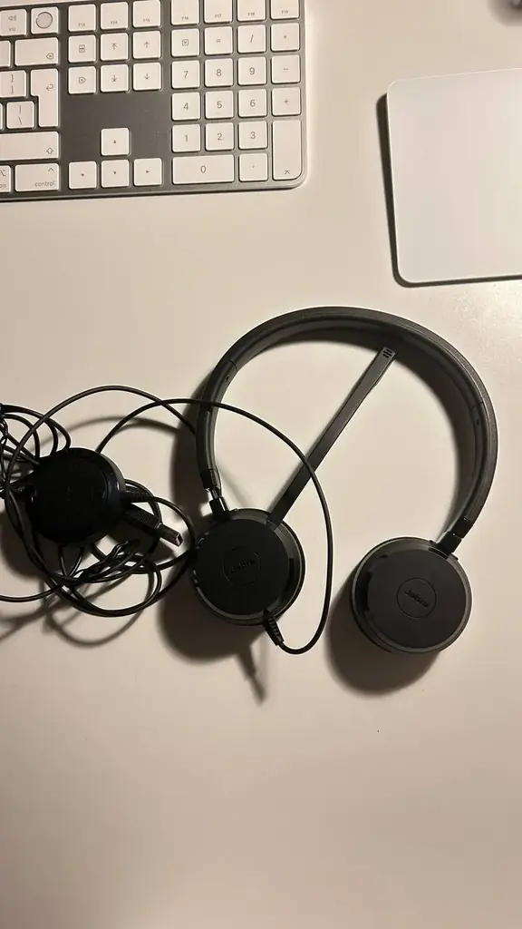 Новые наушники Jabra Evolve 20/20SE, очень хороший бренд для звонков, 25€, Амстердам Юг, почтой или…