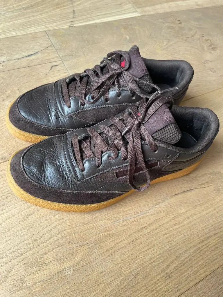Продаю мужские кожаные кеды Reebok, размер 42,5, цена 15 евро, Утрехт