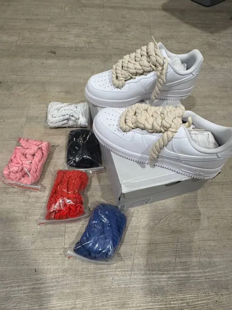 Nike Air Force 1 с большими шнурками (Big Rope)