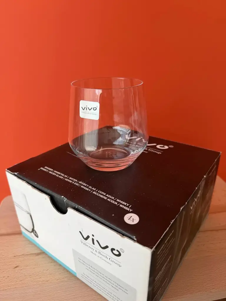 €10. Villeroy&Boch, 4 стакана из хрустального стекла, 320ml, made in Germany. Ни разу не использова…