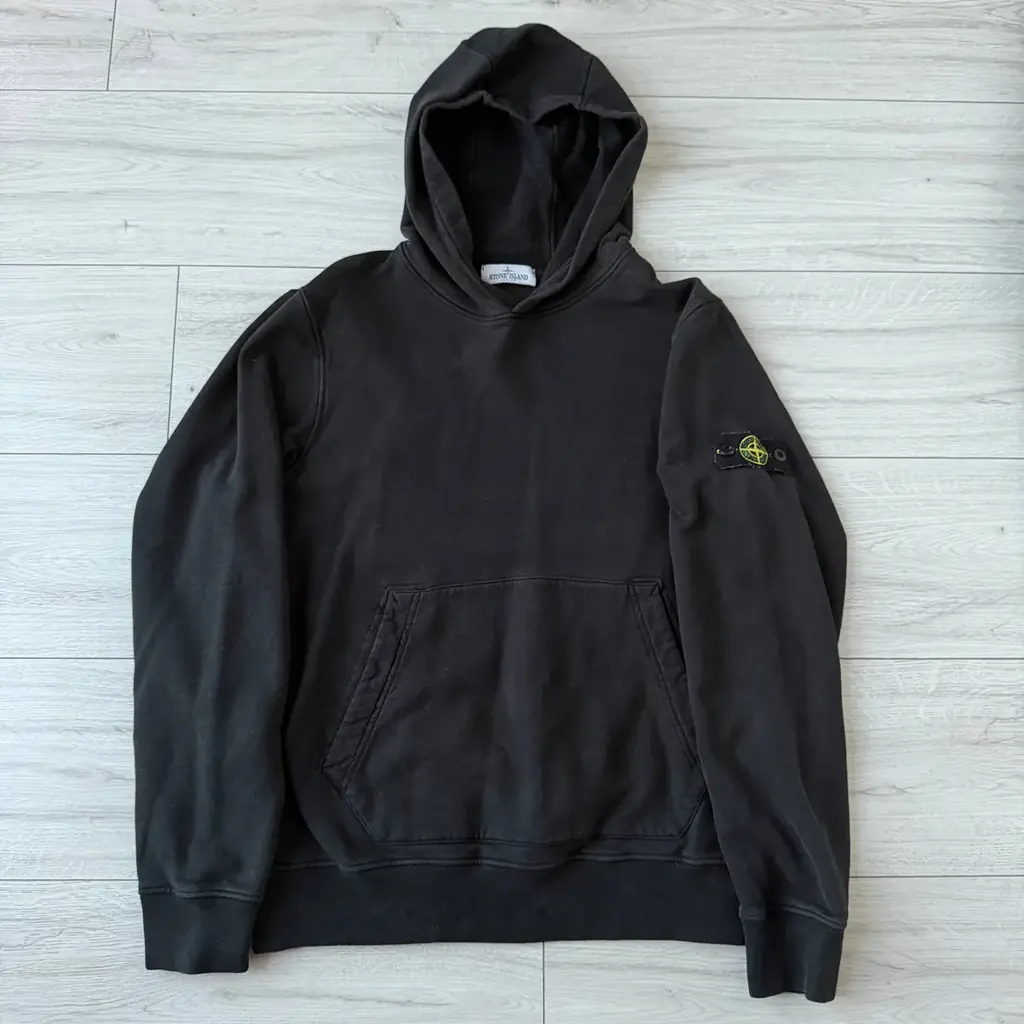 Stone Island Black Hoodie Junior