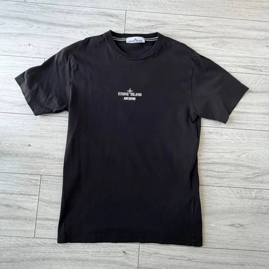 Stone Island Archivio Ice Jacket Camouflage Black T-Shirt