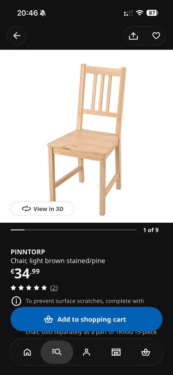 Продаем стулья IKEA Pinntorp