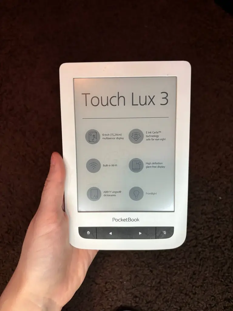 Электронная книга PocketBook Touch Lux 3 (работает wi fi)