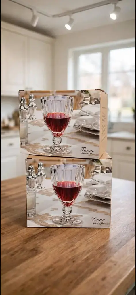 🥂 Бокалы Madame Coco Fiona — НОВЫЕ, 2 коробки (8 шт)