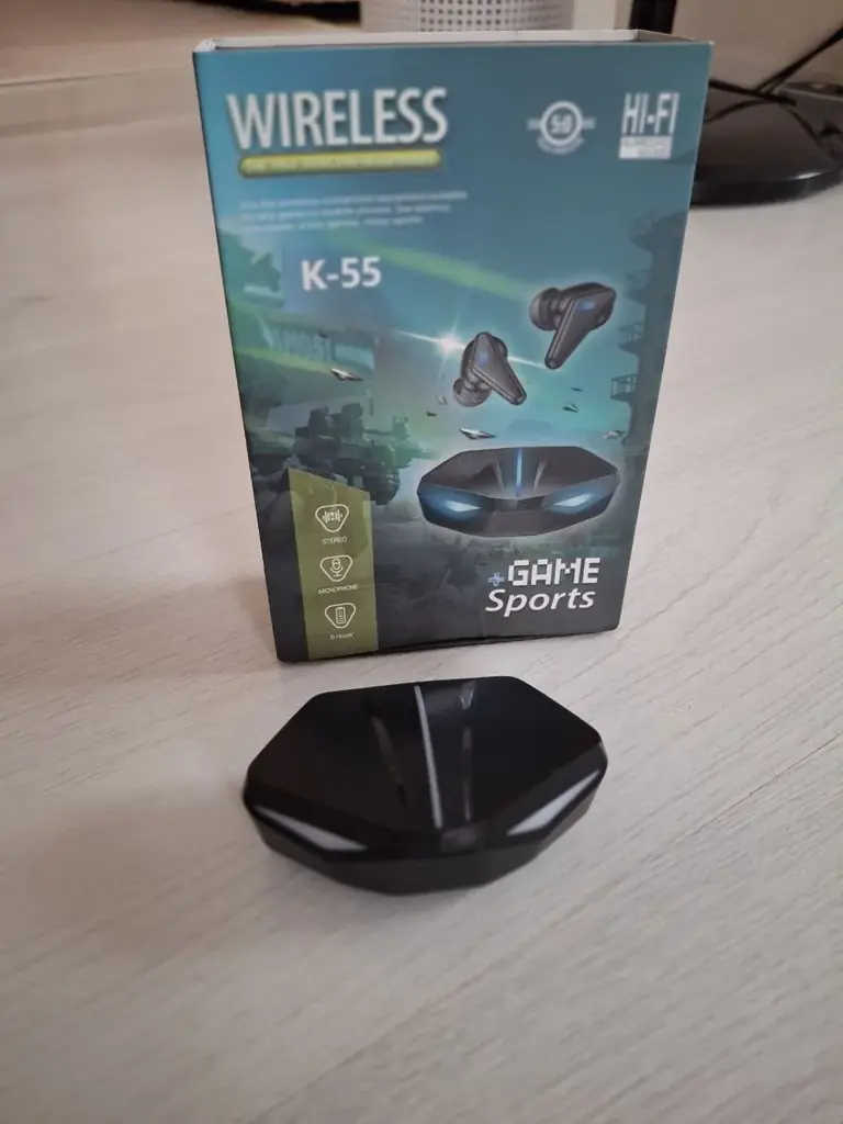 ‼️ ПРОДАМ СТИЛЬНЫЕ ГЕЙМЕРСКИЕ БЕСПРОВОДНЫЕ НАУШНИКИ TORIMA K-55!