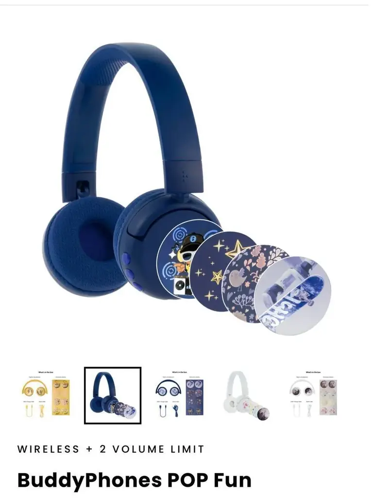 BuddyPhones — крутые и безопасные наушники для детей любого возраста!