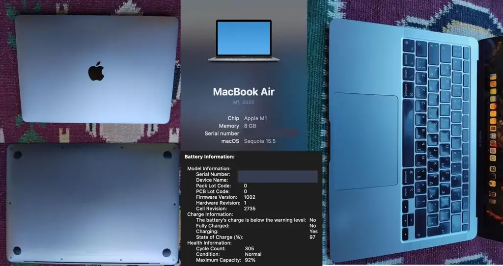 💻 MacBook Air M1 (8/256)
