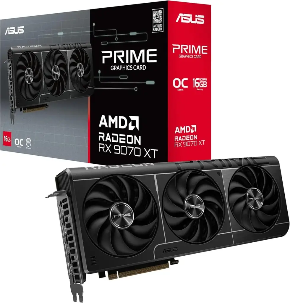 Приветствую всех, продам игровую видеокарту ASUS Prime Radeon™ RX 9070