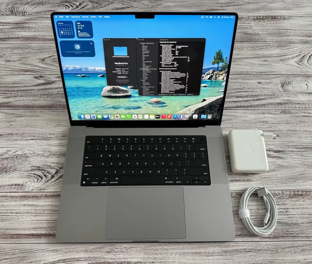 Macbook Pro 16" 2021 M1 Pro / 32Gb RAM / SSD 512Gb