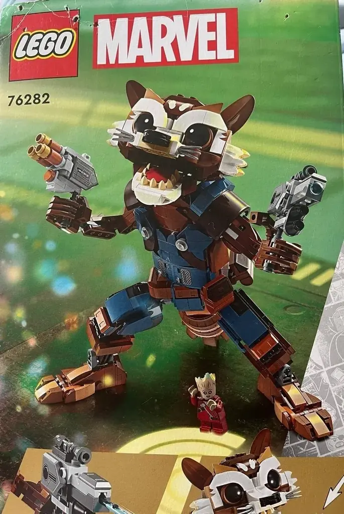 Lego/лего Marvel енот