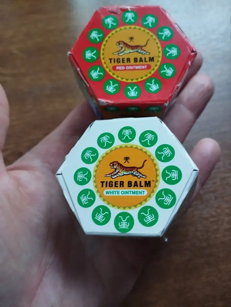 Тигровый бальзам белый и красный  (tiger balm white & red), Индия