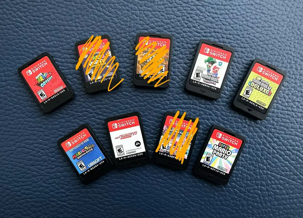 Продаются картриджи для Nintendo Switch