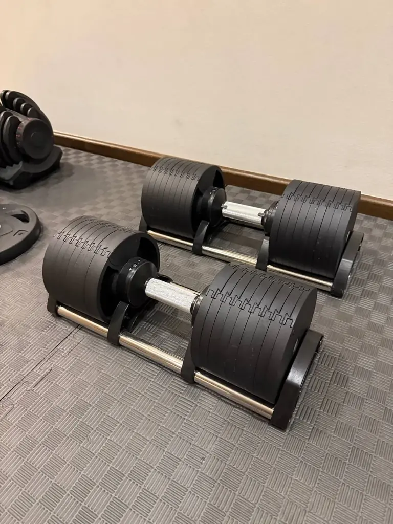 Продаю гантели разборные adjustable dumbbells 32кг каждая. 650 лари за обе. Состояние как новые. Ис…