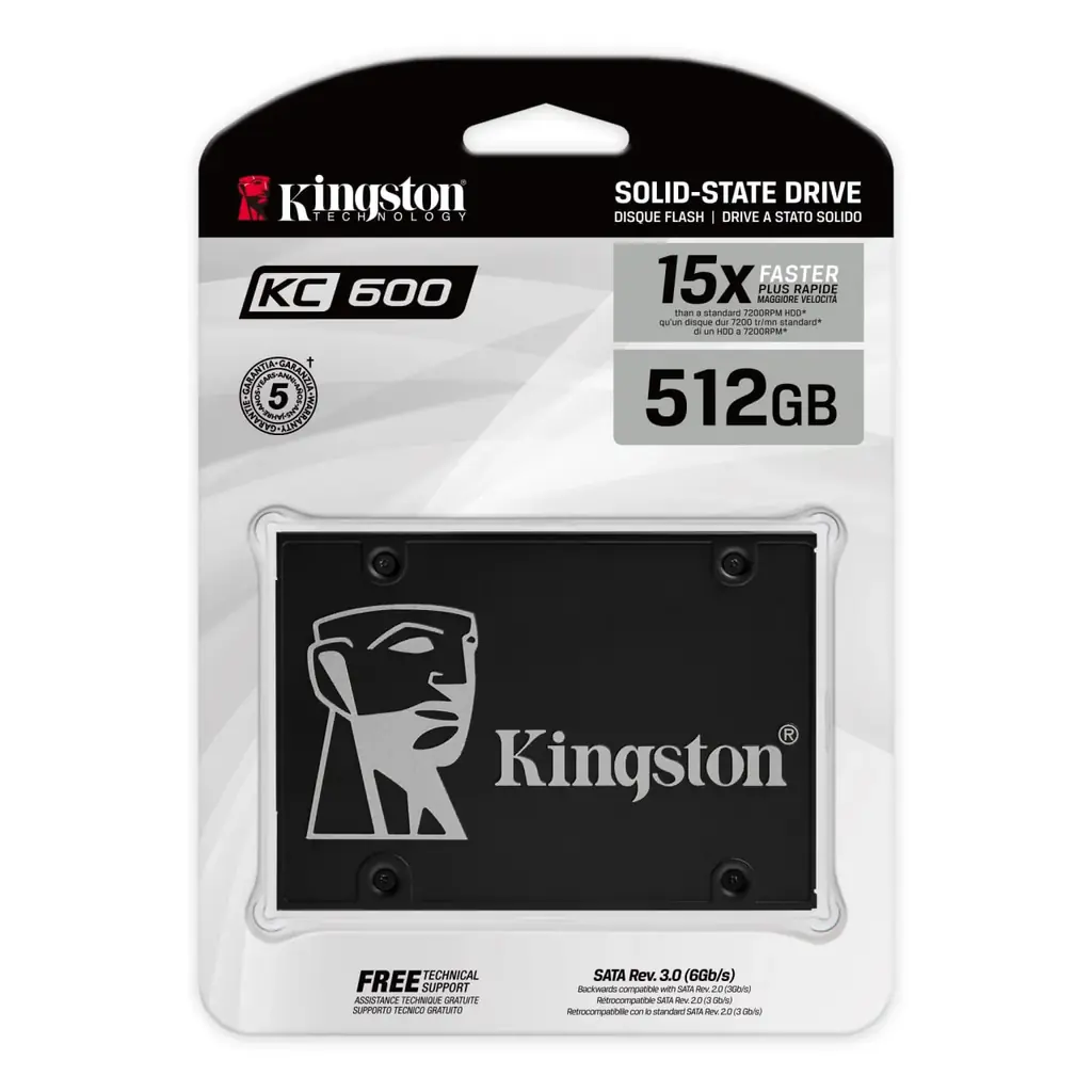 💾 Kingston KC600 512GB SATA SSD