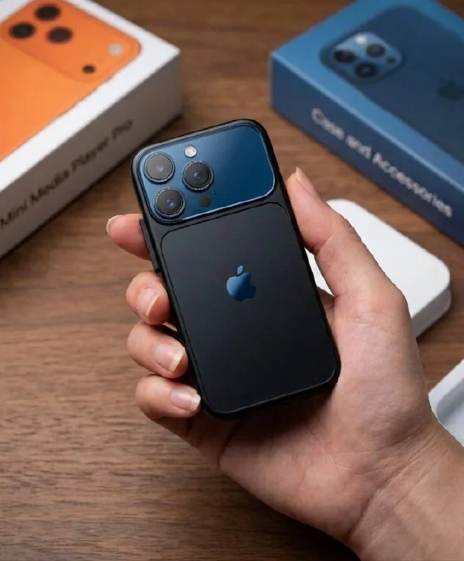 Мини смартфон, меньше ладони девушки, полная уменьшенная копия iPhone 17 pro, очень милый и функцио…