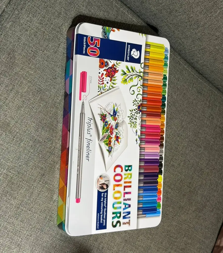 🖊 Линеры Staedtler Triplus Fineliner — 50 цветов!