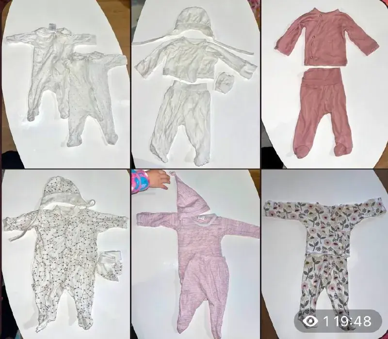 Комплекты для новорожденных 0-3мес 👶🏼