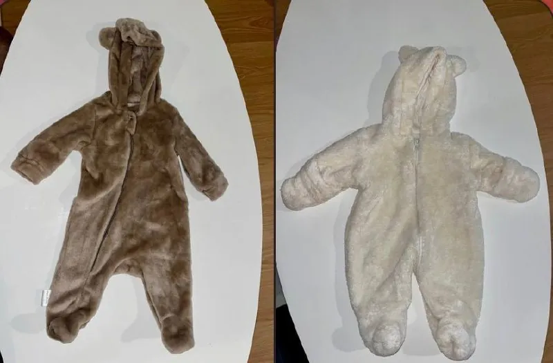 Плюшевые комбезики на 0-6 м 🤍