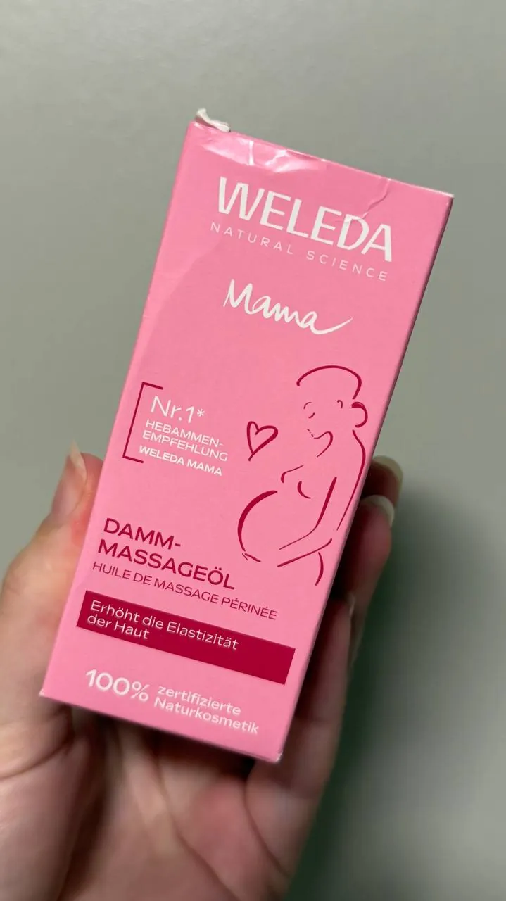 WELEDA damm-massageöl - масло для подготовки к родам.