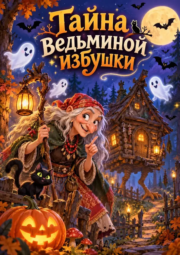 🎃 «Тайна ведьминой избушки» – интерактивный спектакль для детей!