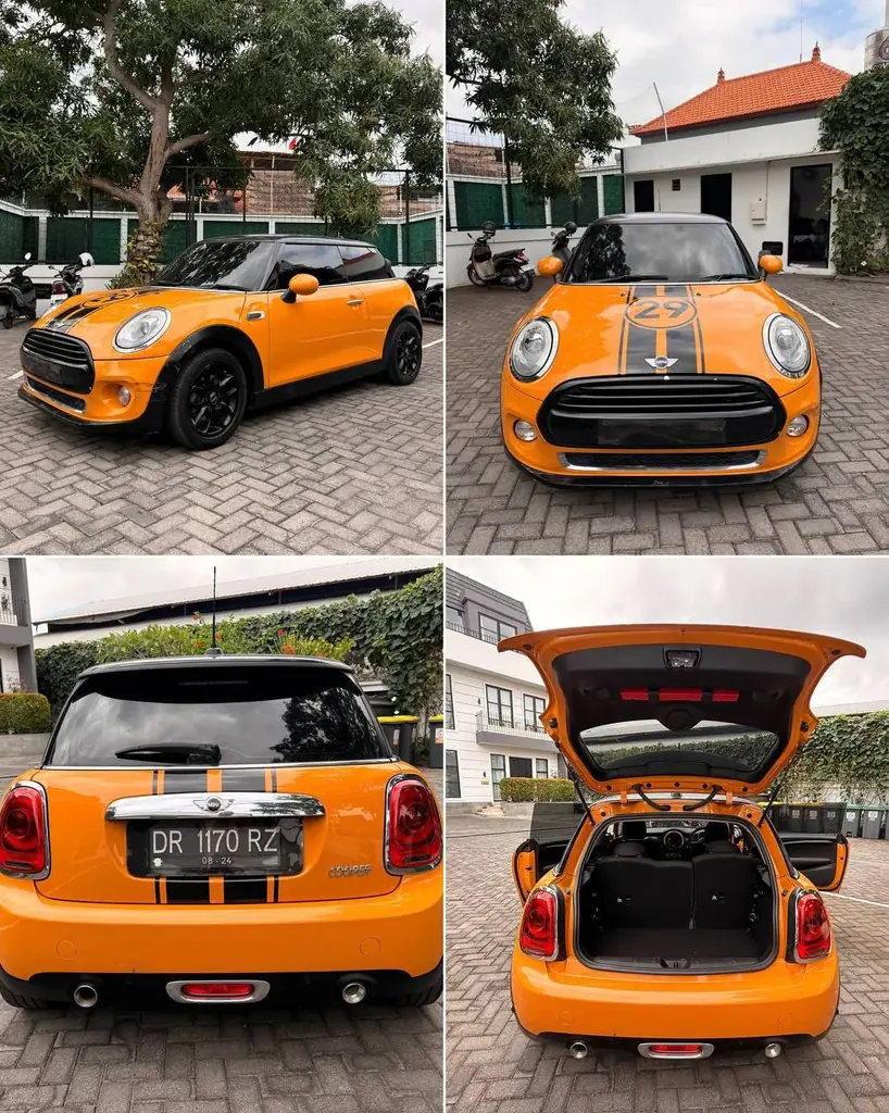 🚗 Продаётся MINI Cooper 2016 года в оранжевом цвете с чёрной крышей