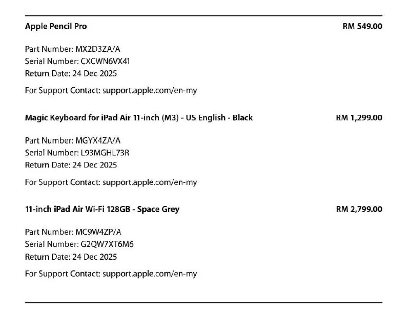 Продам комплект Apple: iPad Air 11 / iPad Air (6th Generation) M2 Wi-Fi 128GB + Magic Keyboard + Ap…