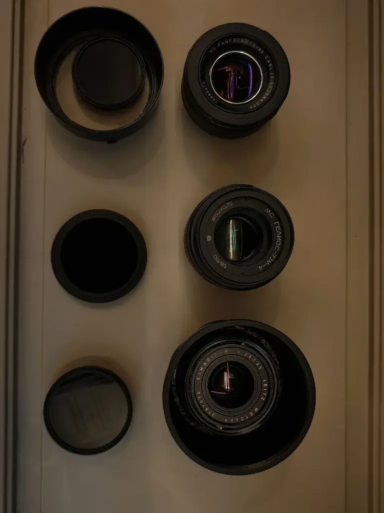 Продам комплект уникальных винтажных объективов, адаптированных под байонет Canon EF с поддержкой а…