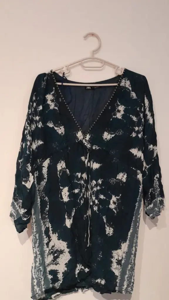 Туника ZARA, S, производство Индия, 100% коттон, 10€, Эшторил
