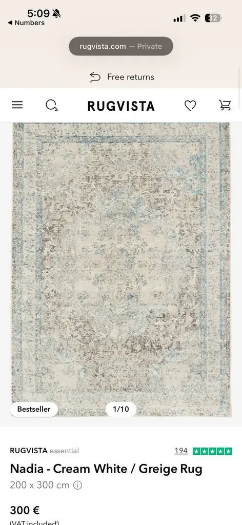 Ковер Rugvista 200*300