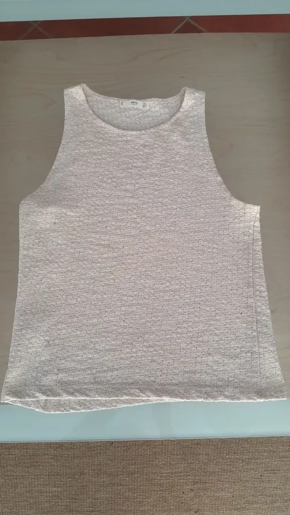 Бежевый топ MNG, L, 5€, Эшторил