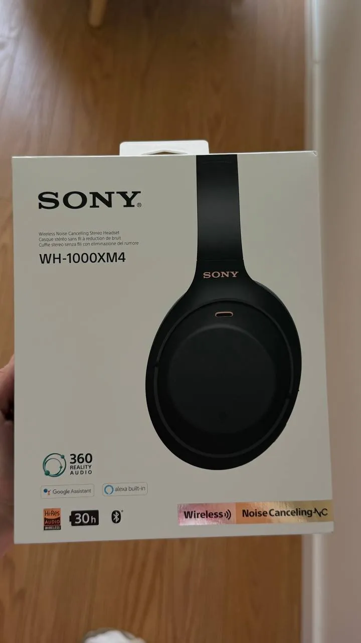 Продам беспроводные наушники Sony WH-1000XM4 (Black)