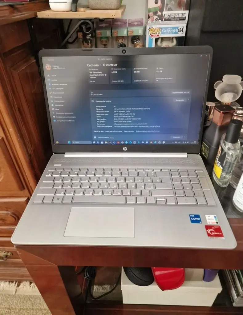 Продам ноутбук HP Laptop 15s. Чудовий стан , без слідів використання.  Ціна 300€ . Кашкайш