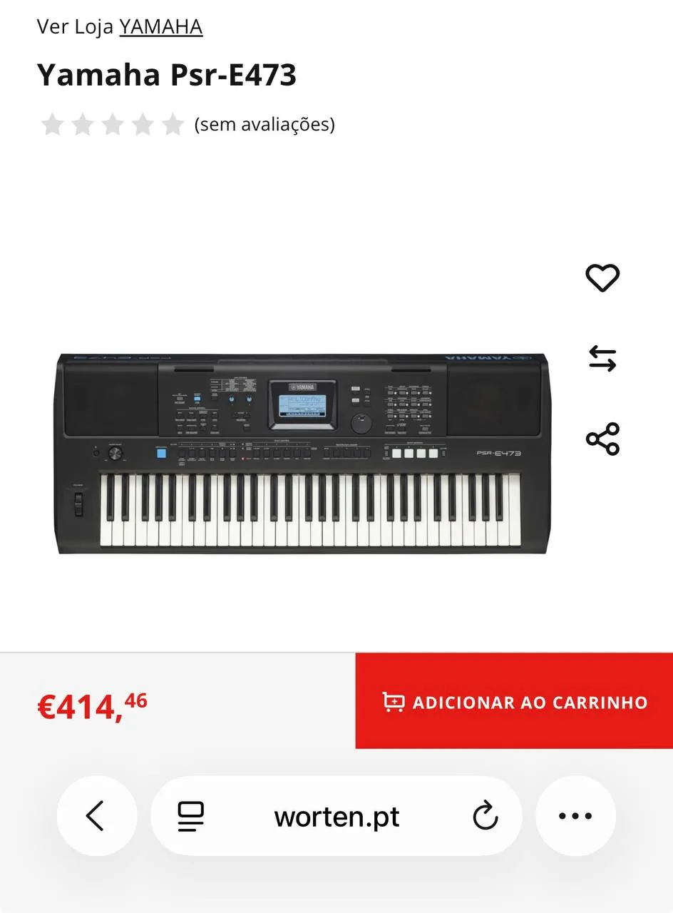 Продам синтезатор Yamaha Psr-E473 + подставка