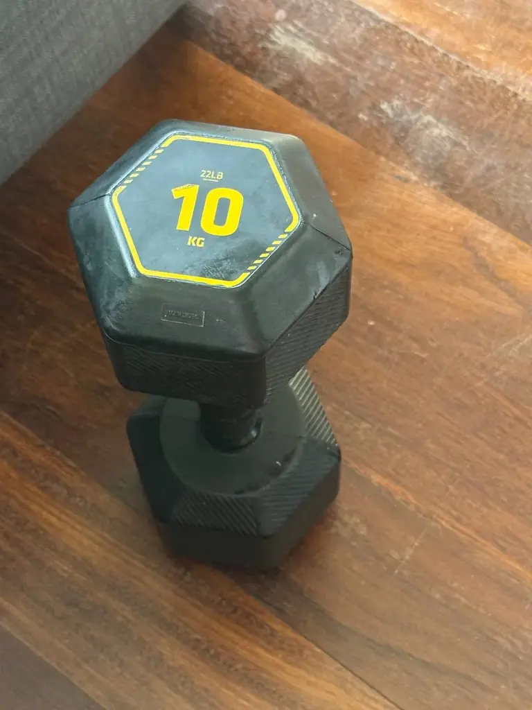 Гантеля 10 кг decathlon