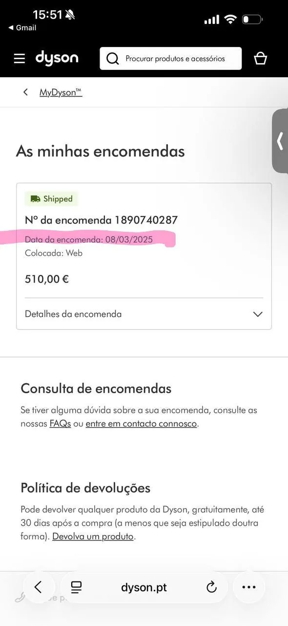 В рубрике "Бытовая техника" продавец @nathelii продаёт фен Dyson за 200€