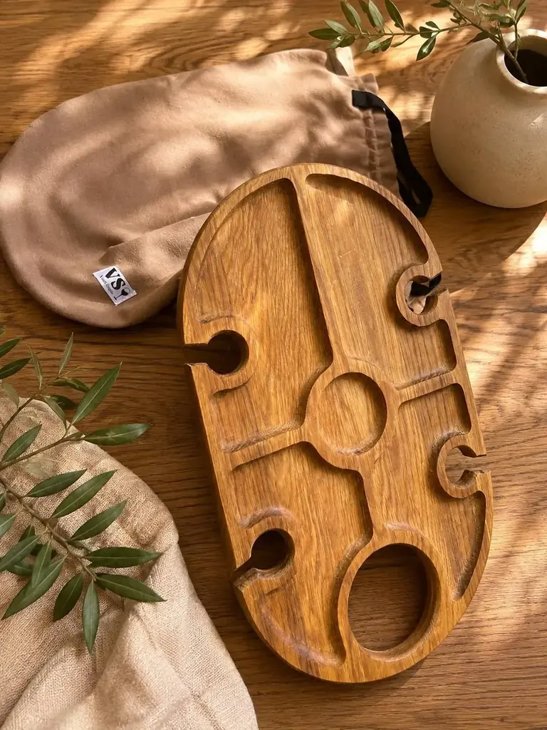Красивущая подставка для вина и закусок✨