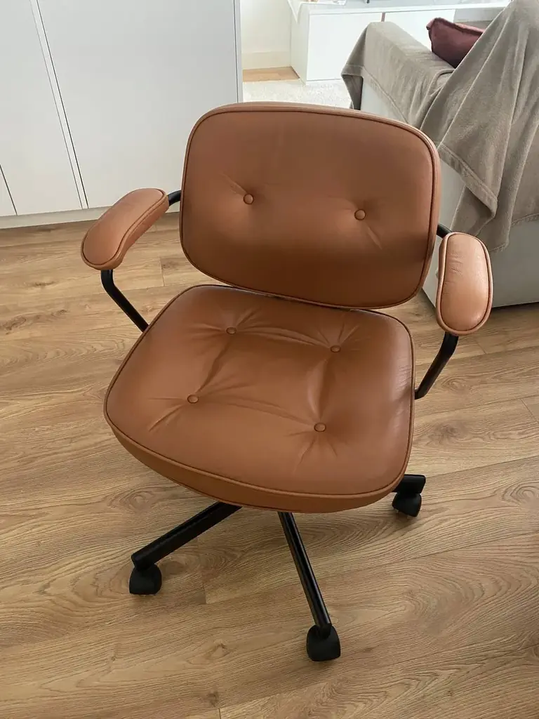 Кресло IKEA ALEFJÄLL, коричневое