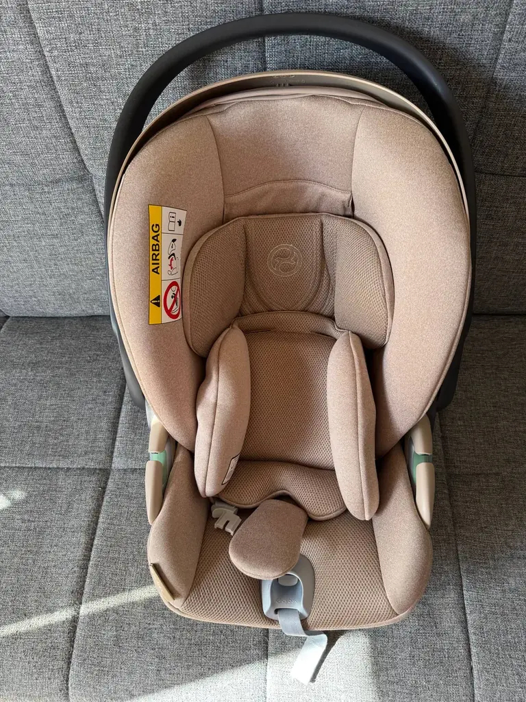 Комплект Cybex Cloud T + Base T + Cot S Lux — Cozy Beige