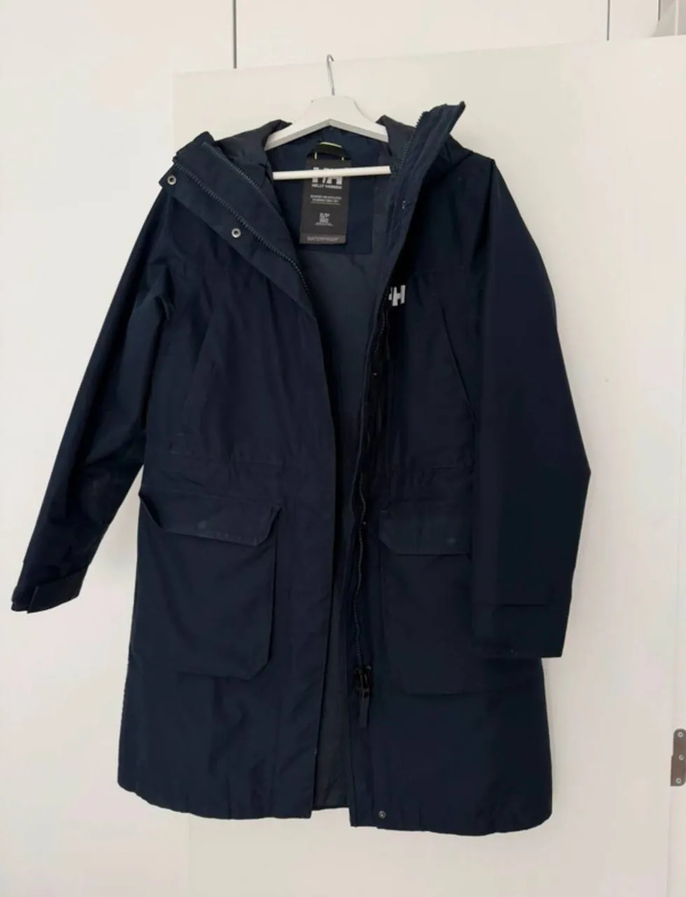 Двухслойная синяя парка helly Hansen