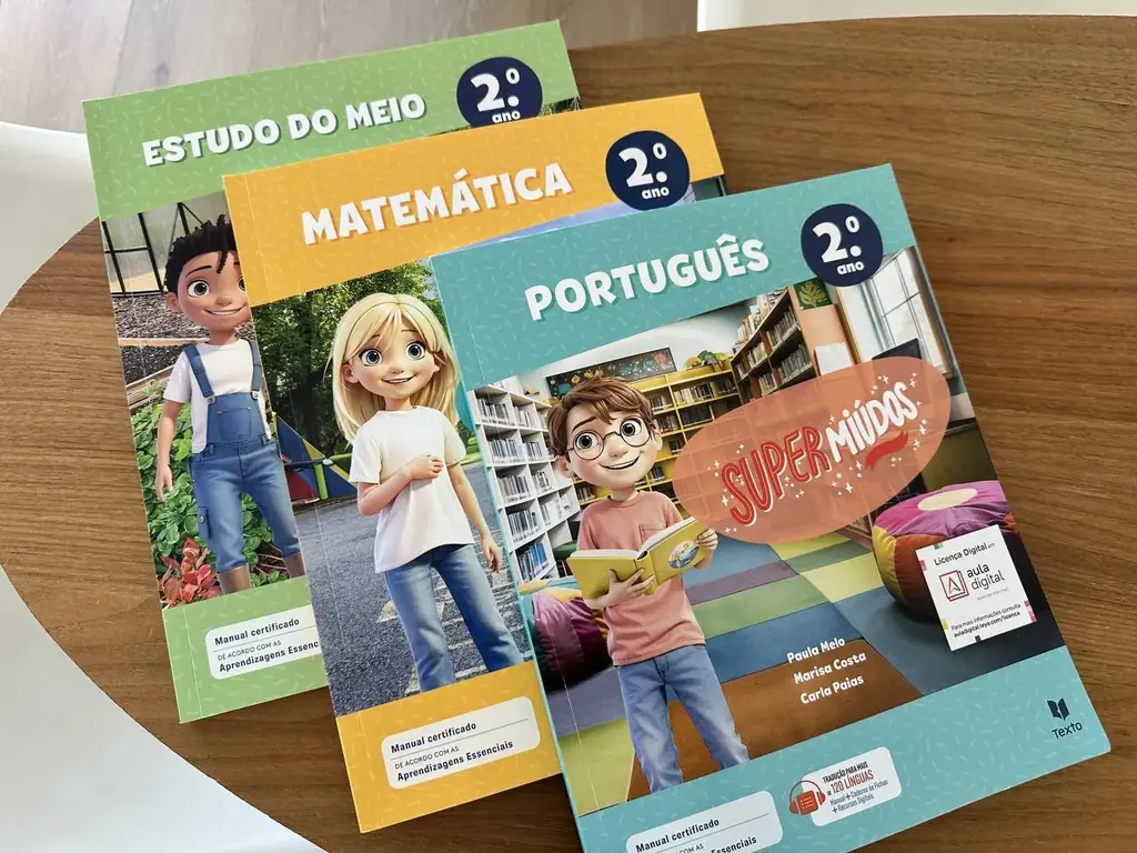 Продам комплект новых учебников Supermiúdos, 2.º ano: