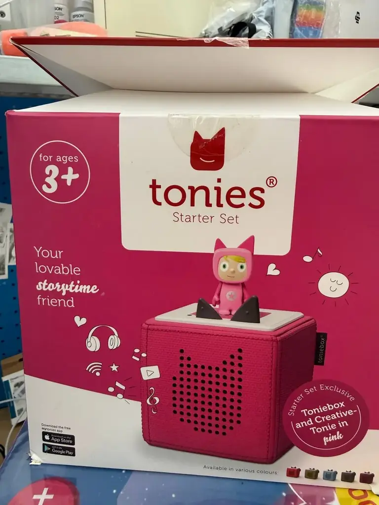 Продаю детскую интерактивную аудиоколонку Tonies Toniebox Starter Set в красивом розовом цвете. Иде…