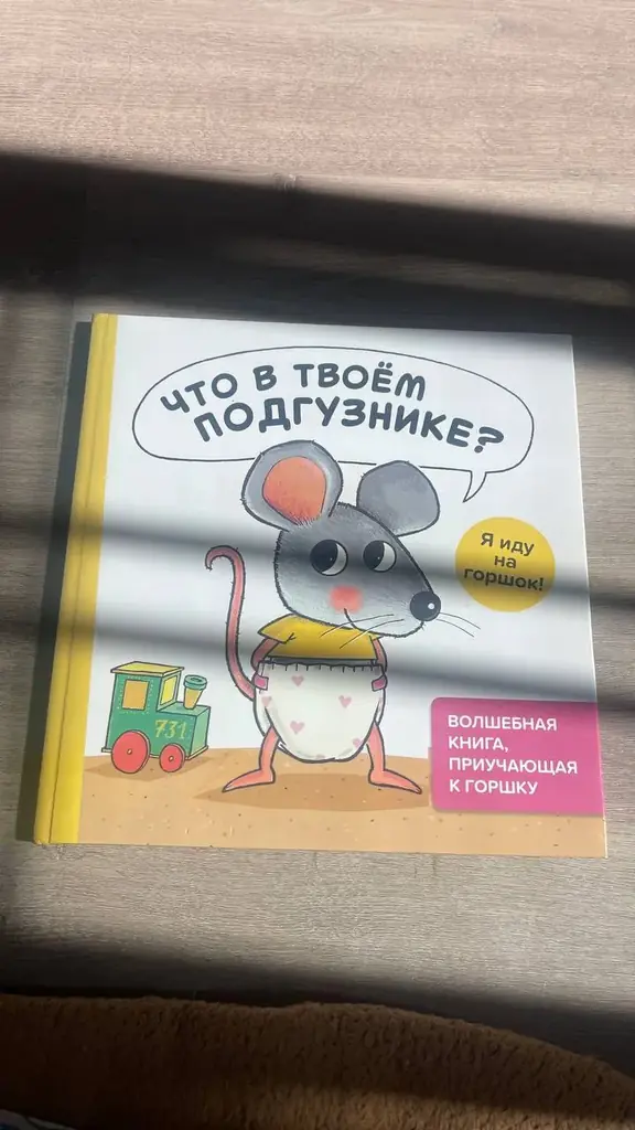 Детская книжка для отучения от подгузника. Очень крутая, в хорошем состоянии.