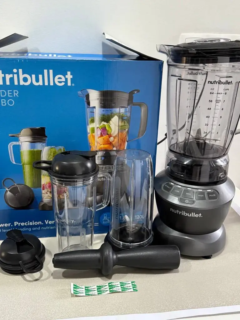 Стационарный NutriBullet Blender Combo. Редкая и бережная эксплуатация. Все механизмы и лезвия в от…